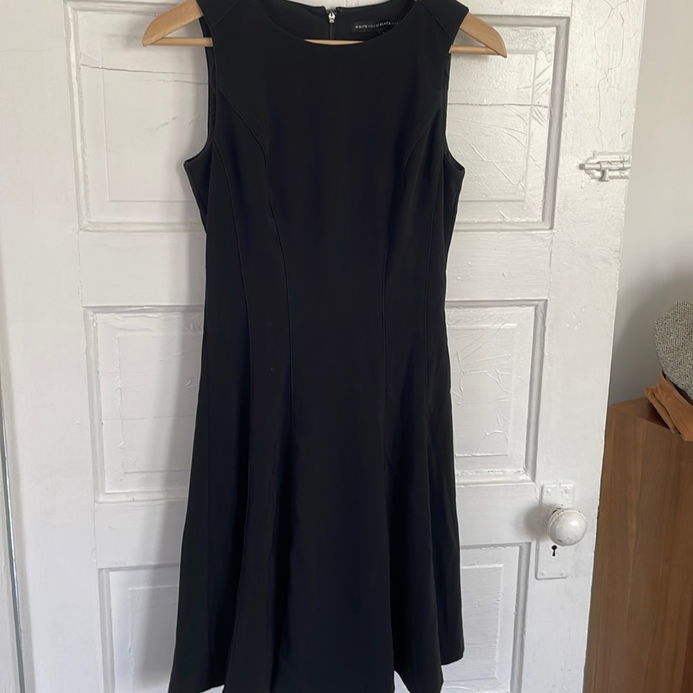 Black White House Black Market dress